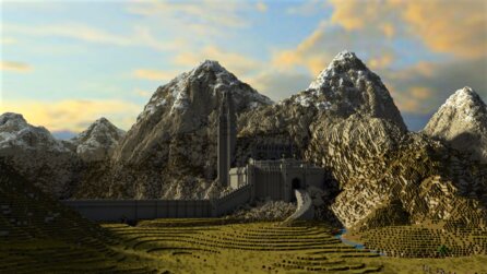 In Minecraft Mittelerde seht ihr viel mehr von Rohan als in Herr der Ringe