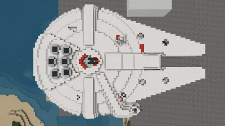 Minecraft-Großprojekte - Millenium Falcon aus Star Wars