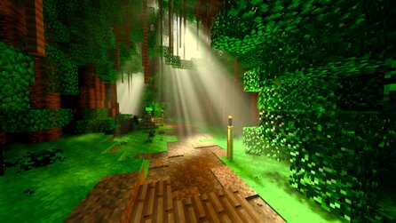 Minecraft so hübsch wie nie: Update bringt Raytracing und neue Effekte