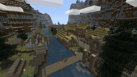 Minecraft - Screenshots vom »Skyrim-Mash-up« (Xbox 360)