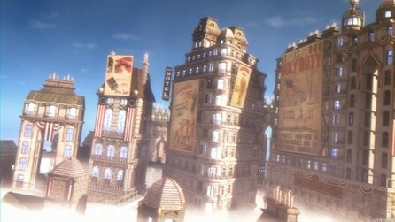 Minecraft - Fan baut Columbia aus Bioshock Infinite nach