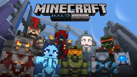 Minecraft Xbox 360 Edition - Screenshots aus dem »Halo Mash-up«-Pack