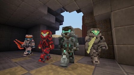 Minecraft - Screenshots von Skins aus Halo 5: Guardians