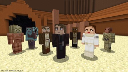Minecraft - Screenshots aus dem DLC »Star Wars Prequel Skin Pack«
