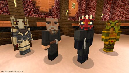 Minecraft - Screenshots aus dem DLC »Star Wars Prequel Skin Pack«