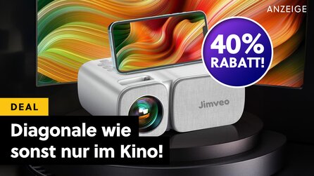 Wieso ein TV wenn man auch eine ganze Leinwand haben kann - Dieser Beamer verwandelt euer Wohnzimmer in ein Heimkino!