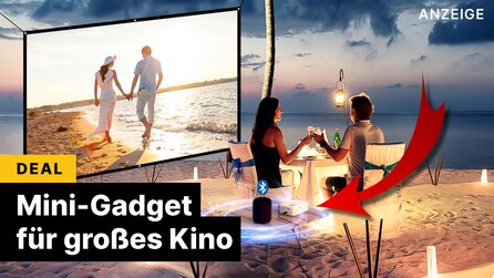 Ein genialer Mini-Beamer für Smartphones und Co. zeigt, wie ihr ein Reisekino bekommen könnt!