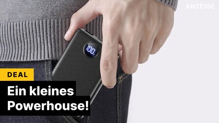 Viel Energie im kleinen Format: Diese Powerbank gibt euch massig Strom, ohne Platz zu verbrauchen - und das für unter 20€!
