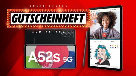 Im Mediamarkt Gutscheinheft gibt es das Samsung Galaxy A52S günstig [Anzeige]