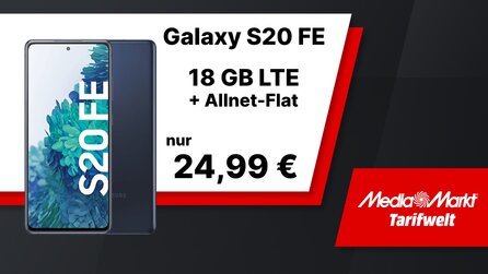 Black November bei MediaMarkt: Galaxy S20 FE + 18 GB Datenvolumen [Anzeige]