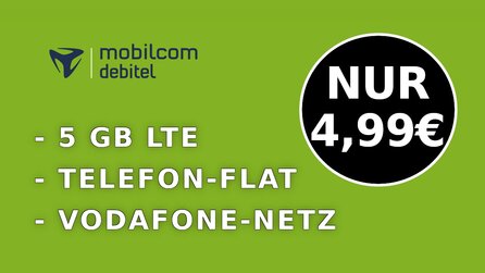 Vodafone-Handytarif - Jetzt 5GB LTE und Telefon-Flat für 4,99€ im Monat holen [Anzeige]