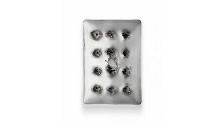 Moderne Kunst - Aus zerstörter Apple-Hardware