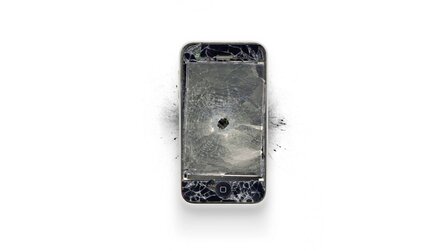 Moderne Kunst - Aus zerstörter Apple-Hardware