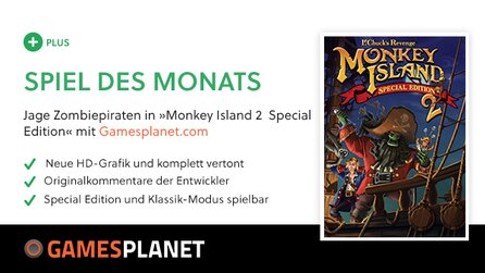 Monkey Island 2 Special Edition als Gratis-Spiel bei Plus - Guybrush Threepwood gegen Zombiepiraten