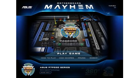 Asus-Spiel - Motherboard Mayhem