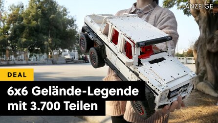 6x6 Offroad-Monster mit gefederter Doppelachse + Fernsteuerung: Die G-Klasse von LEGO Technic ist ein Witz dagegen