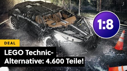 LEGO Technic muss da einpacken: 1600 PS Bugatti Chiron mit weit über 4.000 Teilen und Motor - und er ist richtig günstig!