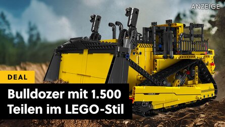Bulldozer mit Panzersteuerung im Amazon-Angebot: mehr Funktionen, mehr Teile + viel günstiger als LEGO Technic