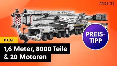 Teaserbild für LEGO Technic? Tschüss! Dieser Liebherr-Kran mit über 8.000 Teilen und 20 Motoren ist besser - und extrem günstig!