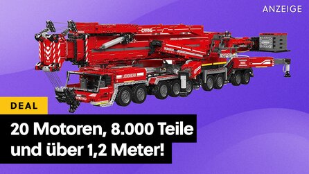 20 (!) Elektromotoren in einem Set: Dieser Kran der wohl besten LEGO Technic-Alternative zeigt, was mit Klemmbausteinen möglich ist!