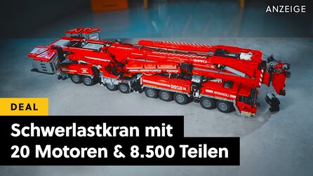 Dieser Schwerlastkran ist so groß wie ein Mensch – Über 8.500 Teile lassen dieses Modell des chinesischen Herstellers glänzen