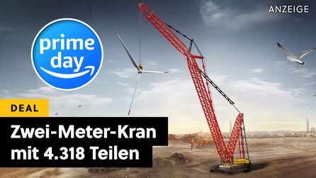 Dieser Raupenkran aus Klemmbausteinen ist größer als ich und noch für kurze Zeit unfassbar günstig am Prime Day