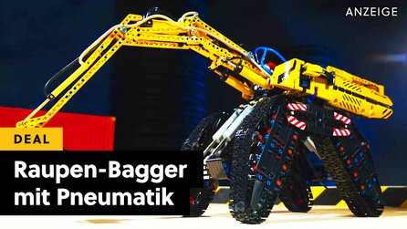 Pneumatischer Raupenbagger mit Fernsteuerung – Sowas haben wir von LEGO Technic noch nie gesehen!