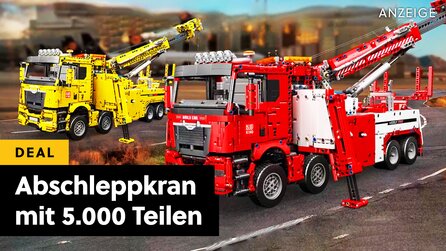 Lächerlich günstige LEGO-Alternative: Abschleppkran mit 5.000 Teilen und 7 Motoren braucht keinen Prime Day, um reduziert zu sein