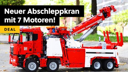 Neuer Abschleppkran der LEGO Technic Konkurrenz mit fast 5.000 Teilen, 7 Motoren und Fernsteuerung im Angebot
