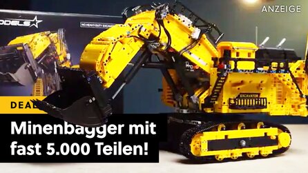 Der größte Raupenbagger auf Amazon hat mehr Teile als der LEGO Liebherr und kostet nur ein Viertel davon!