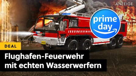 Dieses ferngesteuerte Einsatzfahrzeug der Flughafenfeuerwehr bietet eine Funktion, die nicht mal LEGO hat
