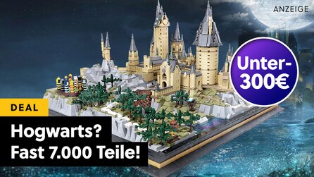 Fast 7.000 Teile, enorm groß und viele Details: Harry Potters Hogwarts gibts von der Lego-Alternative richtig günstig!