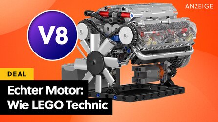 V8-Motor aus LEGO? Ein unfassbar geniales Modell der besten LEGO Technic-Alternative ist gerade surreal günstig!