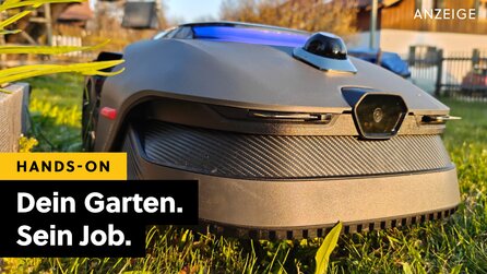 Mähroboter ohne Begrenzungskabel günstig bei Amazon: Dieser Garten-Terminator hat das Grundstück meiner Eltern bezwungen!