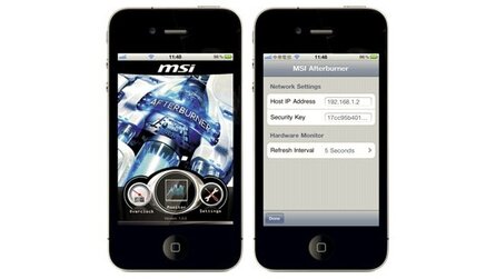 MSI Afterburner - Grafikkarten-Tool jetzt per iPhone und iPad steuerbar