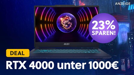 Die neuste RTX-Generation kommt endlich in günstigen Laptops an: 144Hz MSI Cyborg für unter 1000€
