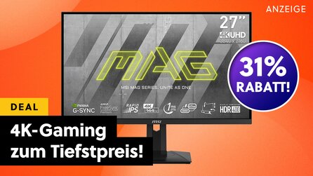 4K Gaming-Monitor von MSI zum absoluten Tiefstpreis: Wer bei diesem Amazon-Angebot nicht zuschlägt, ist selbst schuld!