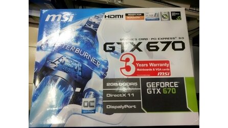 MSI Geforce GTX 670 - Erste Bilder samt Verpackung