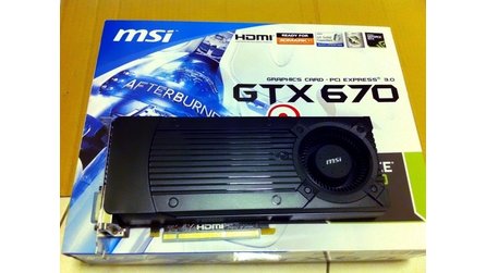 Nvidia Geforce GTX 670 - Version von MSI samt Verpackung abgelichtet