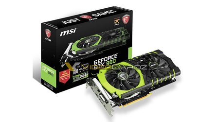 Nvidia Geforce GTX 960 - Zwei Modelle von MSI gesichtet