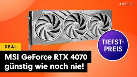 Geschmeidiges Zocken in WQHD war nie günstiger als jetzt: Die MSI GeForce RTX 4070 zum Tiefstpreis bei Mindfactory