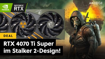 MSI GeForce RTX 4070 Ti Super: Schnappt euch die bockstarke 4K-Grafikkarte im wunderschönen S.T.A.L.K.E.R. 2-Design bei Amazon!