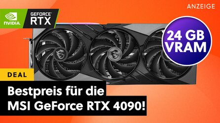 Der Gottkönig unter den 4K-Grafikkarten ist jetzt günstig wie nie: Schnappt euch die MSI GeForce RTX 4090 zum Tiefstpreis!