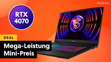 Dieser Gaming-Laptop mit RTX 4070 schreibt Leistung groß und Preis klein – so günstig habt ihr noch nie flüssig gezockt!
