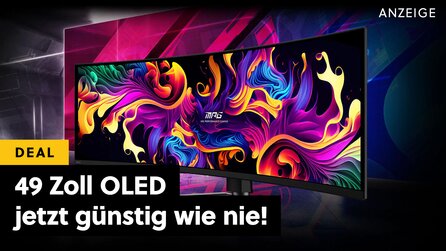 Einer der größten OLED-Monitore überhaupt ist jetzt günstig wie noch nie: Mit 240Hz + 0,03ms Reaktionszeit – jetzt im Amazon-Angebot!