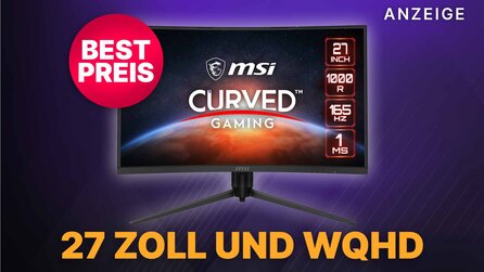27 Zoll Curved Gaming Monitor von MSI mit WQHD zum Bestpreis beim MediaMarkt WSV