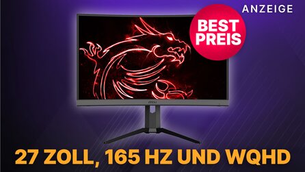 Zocken in anderen Dimensionen: 27 Zoll Curved Gaming-Monitor im Angebot
