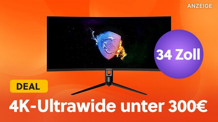 4K Ultrawide-Monitor für unter 300€! 34 Zoll pure Schärfe mit 1ms Reaktionszeit