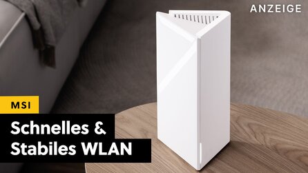 Ihr habt Glasfaser und trotzdem schlechtes WLAN? Das neue Mesh-System von MSI gibt euch konstanten Ping in der gesamten Wohnung