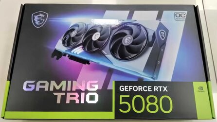 RTX 5080: Geleakte MSI-Verpackung bestätigt die nächsten technischen Daten